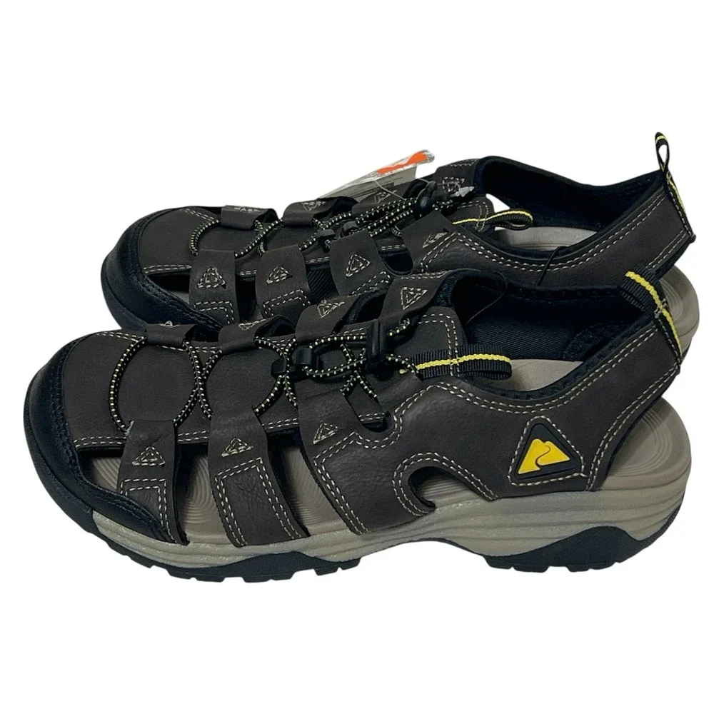 Ozark Trail Closed Toe Mens Sz 7 Brown Fisherman‎ Sandals Outdoor Hiking Walking